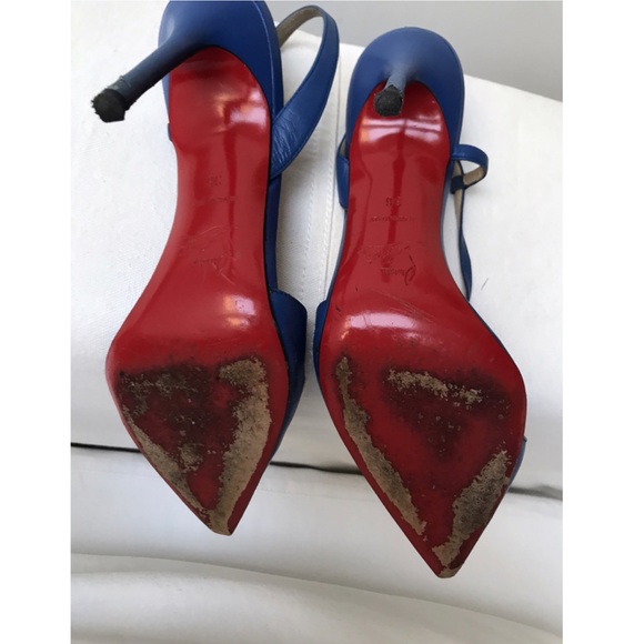💋Blue Christian Louboutin Heels - Picture 4 of 4